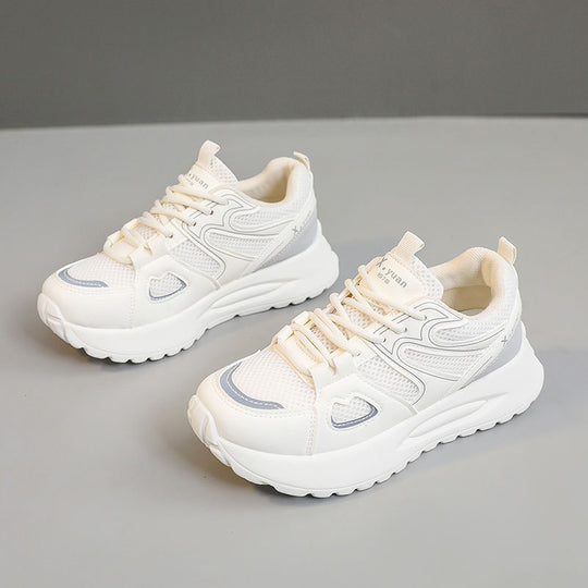 Damen Sportliche High-Top Sneakers mit atmungsaktivem Mesh-Obermaterial und dämpfender Sohle R&B
