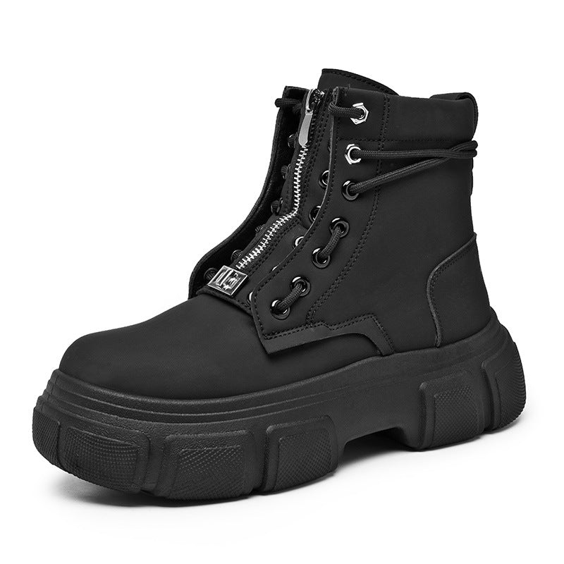 Damen robuste Combat Boots mit rutschfester Sohle und innovativem Schnürsystem R&B