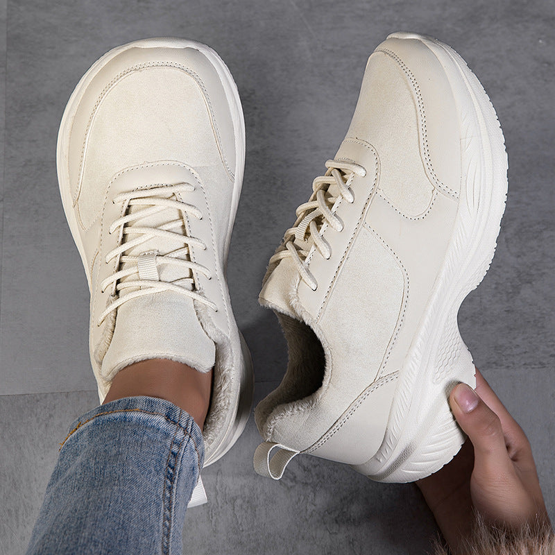 Damen Komfortable Sneaker mit warmem Innenfutter und rutschfester Sohle