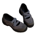 Damen Sportliche Freizeitschuhe mit flexibler Sohle und modischen Riemen R&B