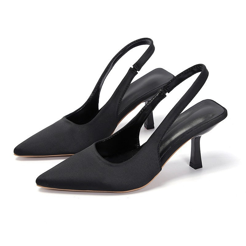 Damen Slingback-Pumps mit spitzem Zehenbereich und elegantem Absatz R&B