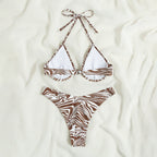 Damen Triangel-Bikini mit stylischem Zradesign und verstellbarem Bindesystem