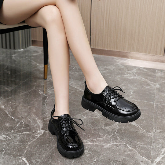 Damen Modische Plateau Schnürschuhe R&B