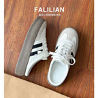 Damen Sportliche Sneakers mit dämpfender Sohle und klassischem Streifendesign