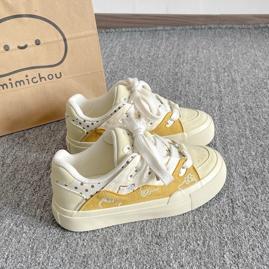 Damen Sneaker mit verspieltem Tierdesign und atmungsaktivem Obermaterial