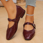 Damen Ballerinas mit dekorativer Schließe und elegantem Obermaterial R&B