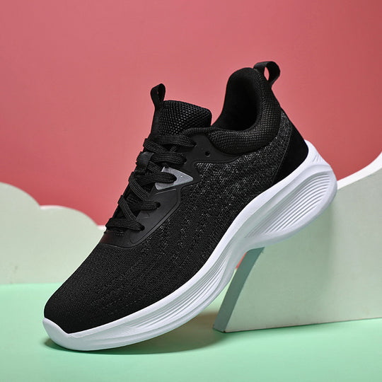 Damen nan leichter Strick-Fit-Sneaker mit nahtlosem Maschenoberteil und ergonomischer Dämpfung R&B