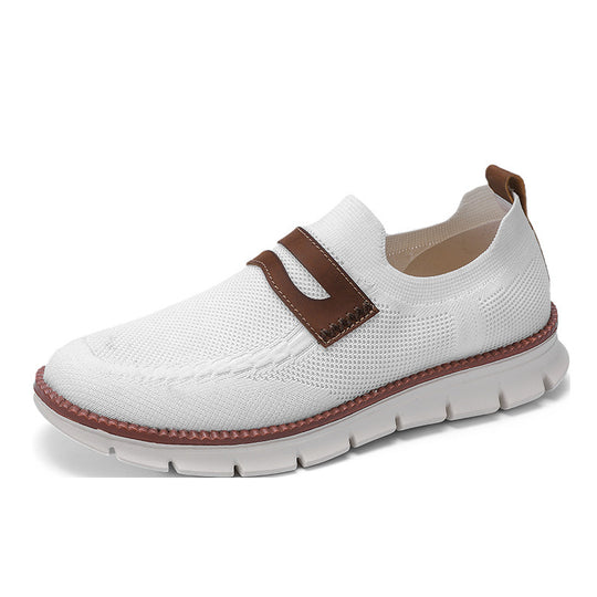 Damen Modische Slip-On Sneaker mit elastischer Oberstruktur R&B