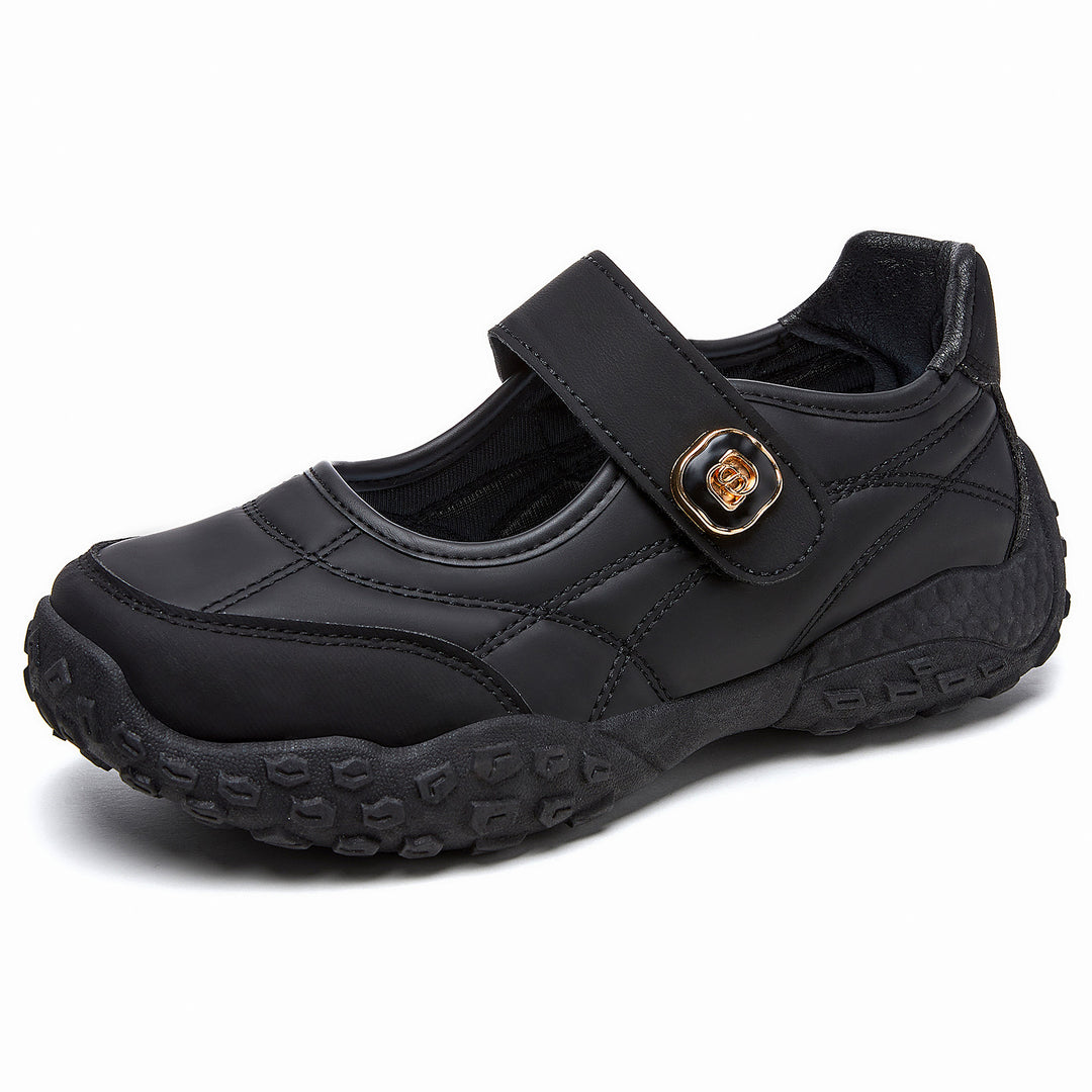 Damen bequeme Alltagsschuhe mit flexiblem Klettverschluss R&B