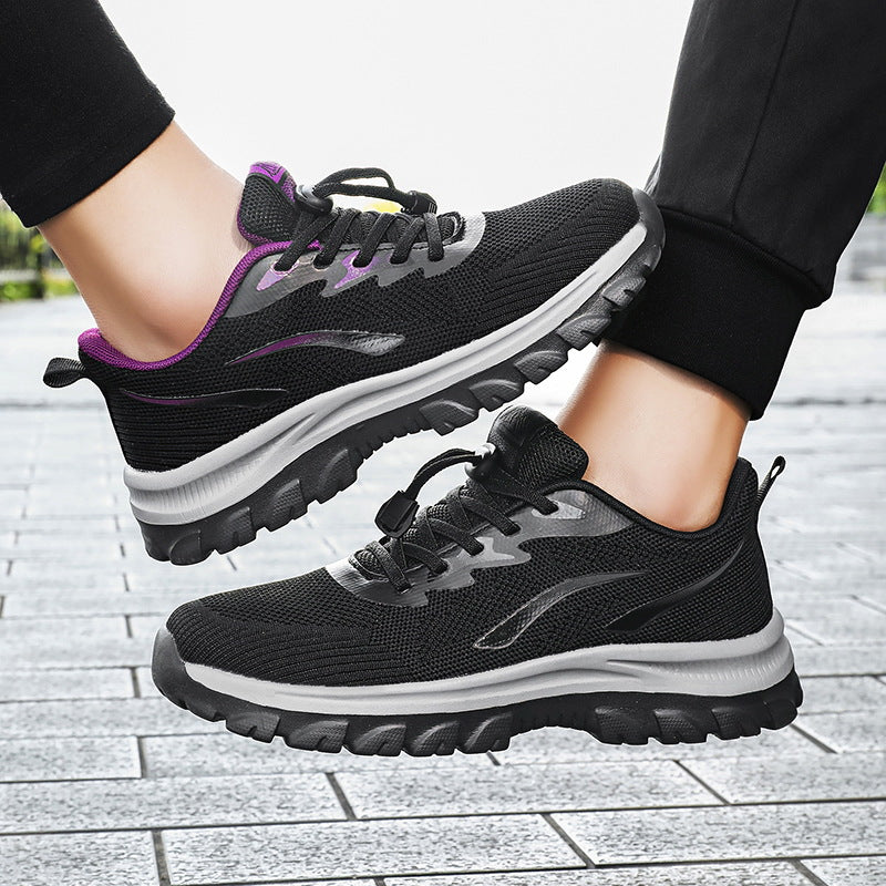 Damen Sportliche Laufschuhe mit dynamischer Schnellschnürung und atmungsaktivem Obermaterial R&B