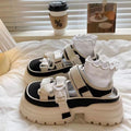 Damen Komfortable Chunky Sandalen mit verstellbaren Riemen und dämpfender Sohle