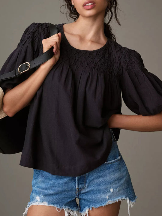 Damen Luftiges Oberteil mit raffinierten Rüschendetails R&B