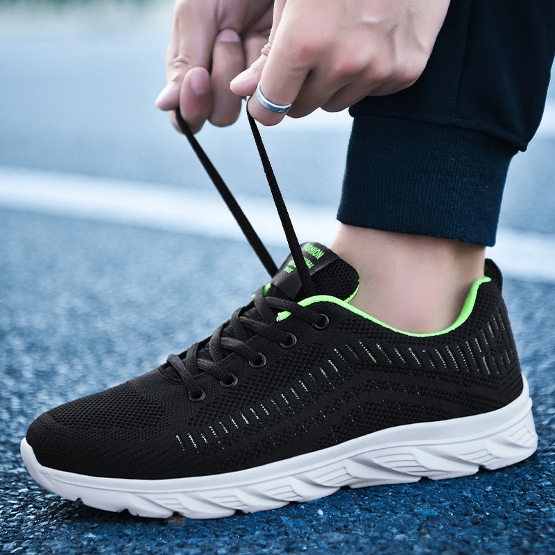 Damen Sportliche Knit Sneakers mit dämpfender Sohle