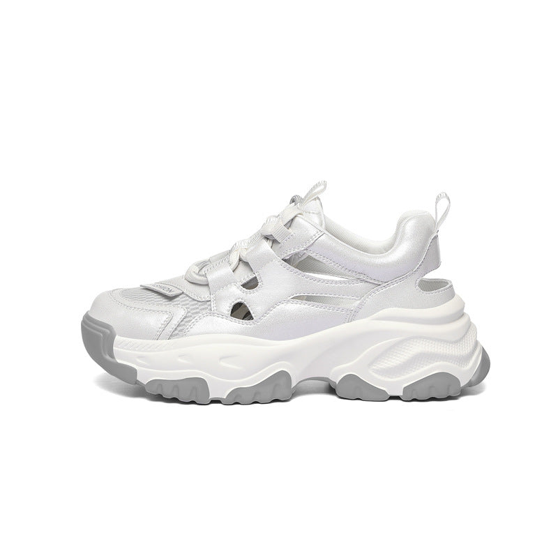 Damen Sportliche Chunky Sneakers mit atmungsaktiver Mesh-Oberfläche R&B