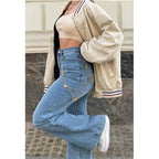 Damen Flared Jeans mit hohem Bund und trendigem Schlag