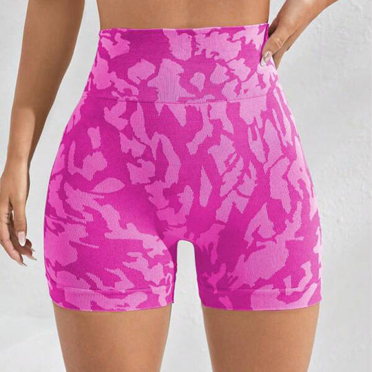 Damen Sportliche Ripp-Shorts mit hohem Bund und optimierter Passform R&B
