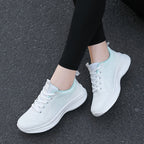 Damen Sportschuhe mit atmungsaktivem Mesh-Obermaterial und dämpfender Sohle