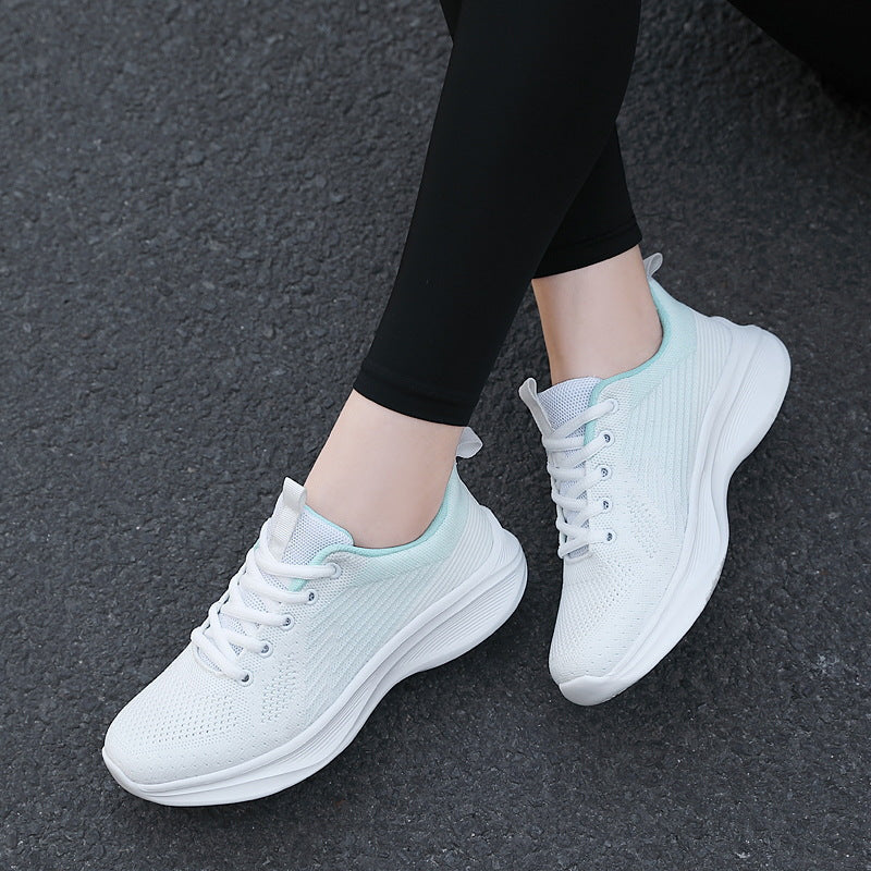 Damen Sportschuhe mit atmungsaktivem Mesh-Obermaterial und dämpfender Sohle