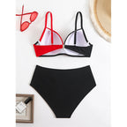 Damen High-Waist Bikini mit innovativem Design