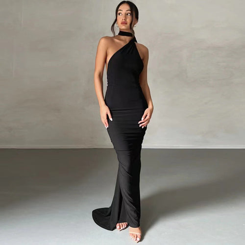 Damen Elegantes Wickelkleid mit asymmetrischem Saum und figurbetontem Schnitt R&B