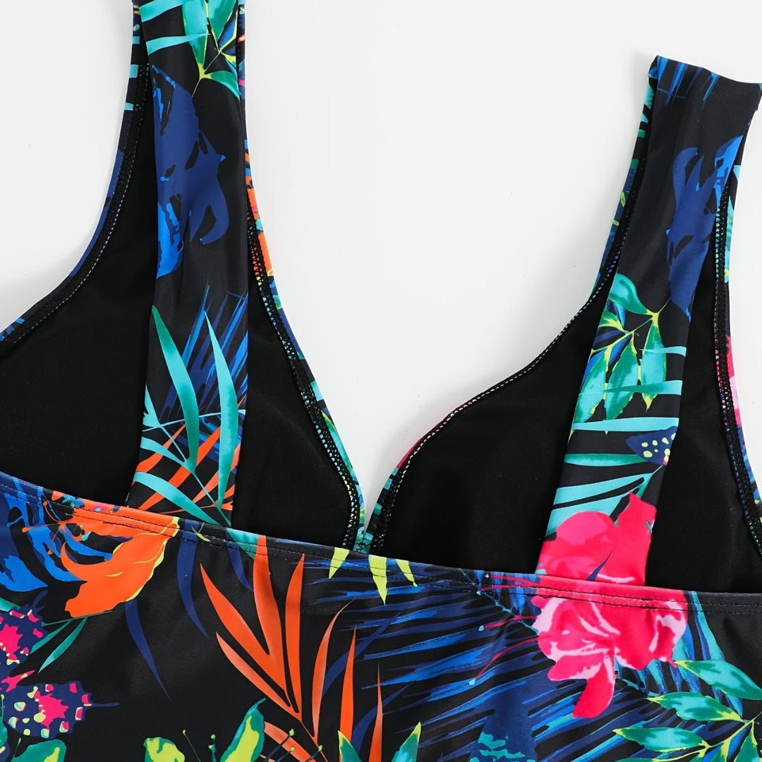 Damen Schwimmanzug mit elegantem Wickeldesign R&B