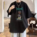Damen oversized T-Shirt mit grafischem Print und lässigem Schnitt