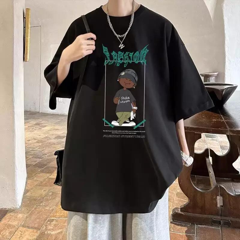 Damen oversized T-Shirt mit grafischem Print und lässigem Schnitt