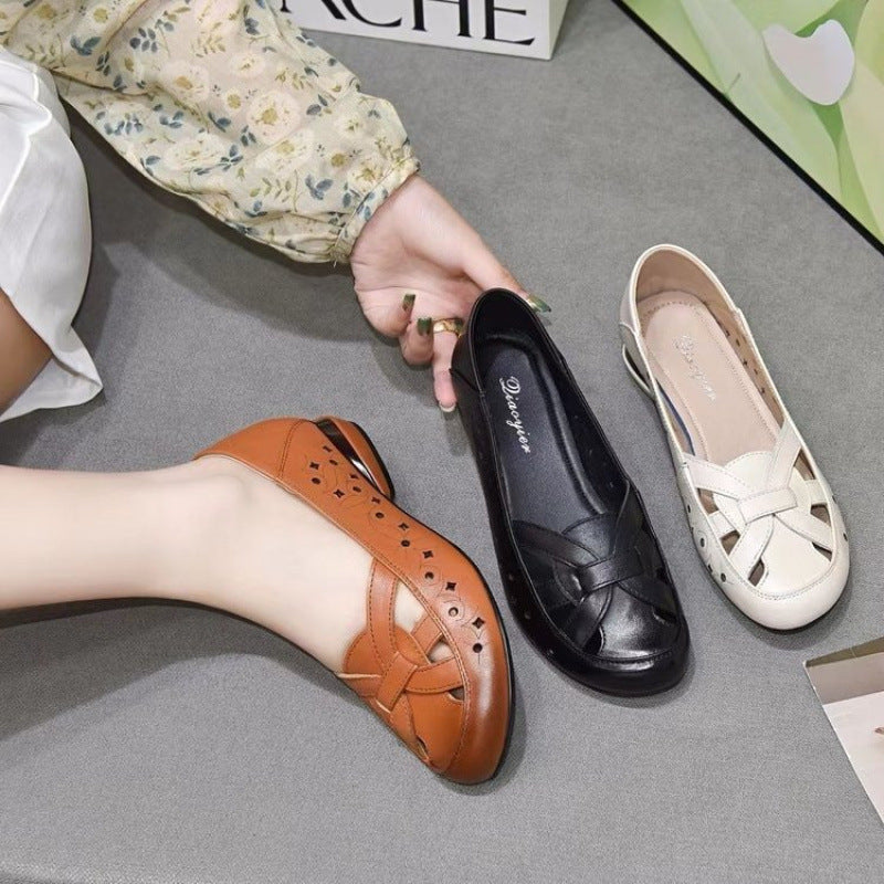 Damen Elegante Halbschuhe mit dekorativen Cut-Outs und komfortabler Dämpfung R&B