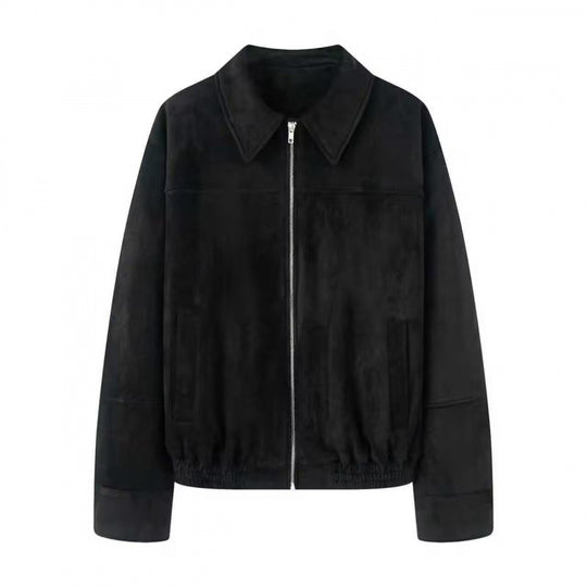 Damen lässige Echtjacke R&B
