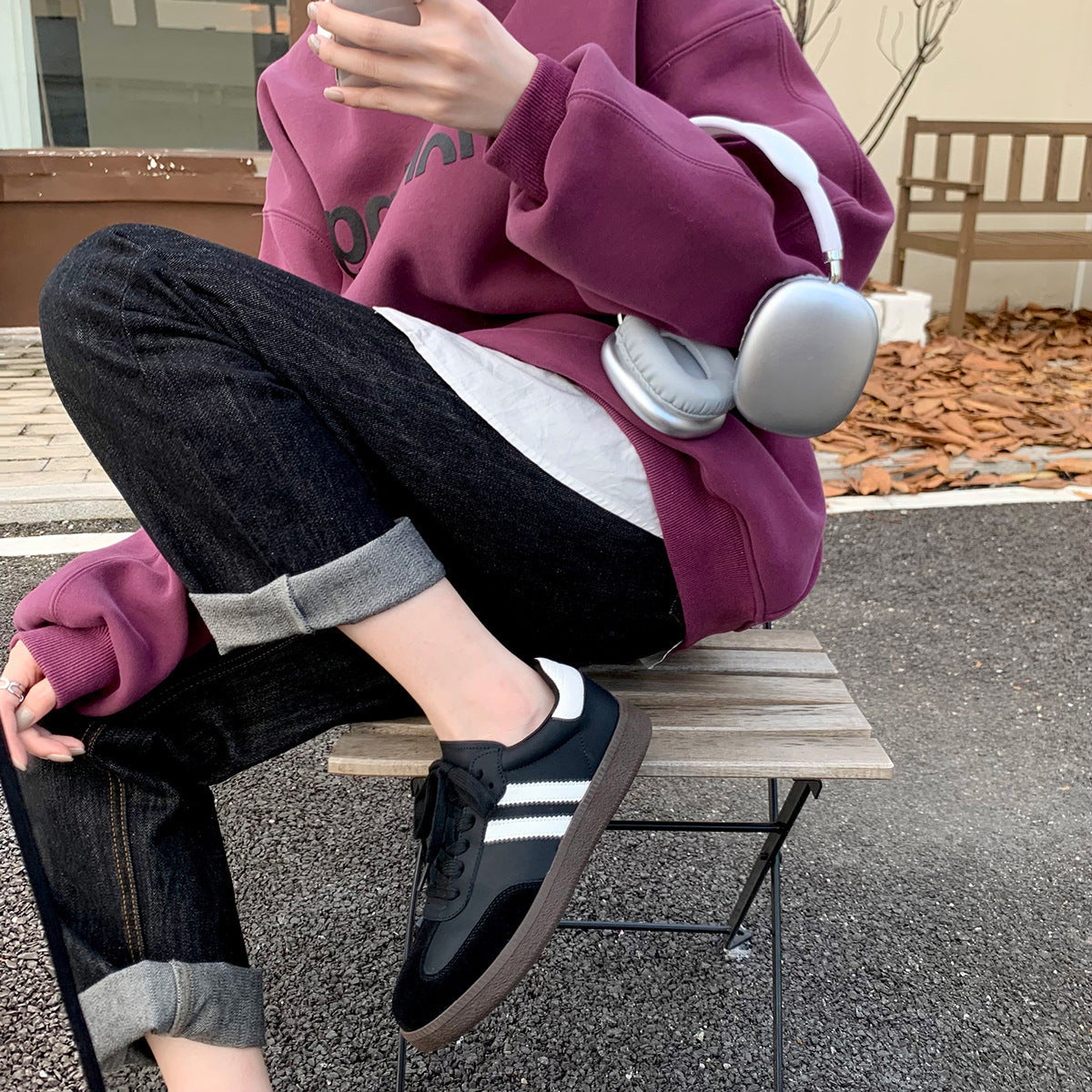 Damen Sneakers im sportiven Retro-Design mit feinem Wildleder und strapazierfähiger Sohle
