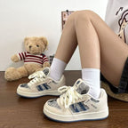 Damen Sneakers mit stylischem Print und gepolsterter Innensohle R&B