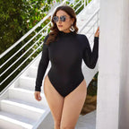 Damen Modischer Langarmbody R&B