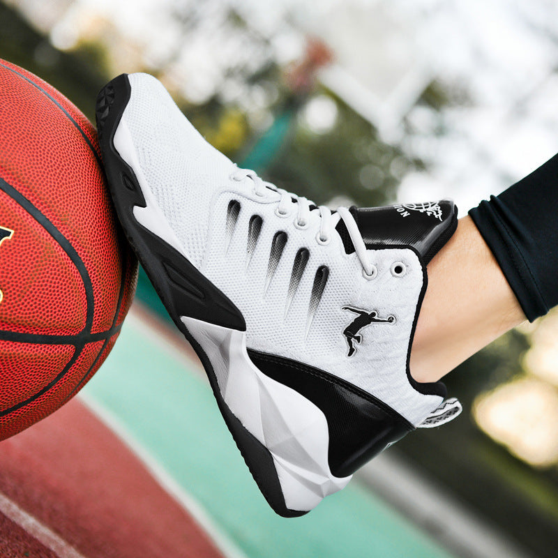 Damen Basketball-Sneakers mit stabilisierender Sohle und atmungsaktivem Obermaterial R&B