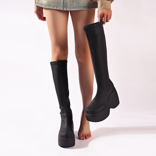 Damen High-Performance Plateau-Stiefel mit ergonomischem Design und rutschfester Sohle R&B