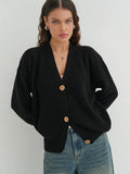 Damen lässiger Strickcardigan R&B