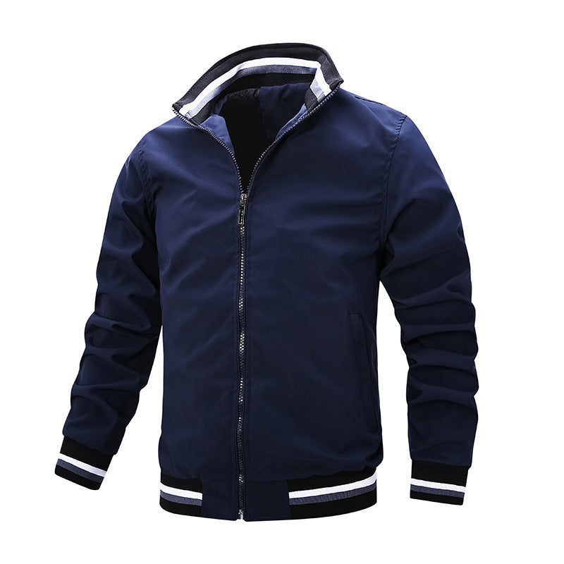 Herren elegante Bomberjacke mit stark isolierendem Innenfutter R&B
