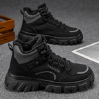 Damen hohe Winterstiefel mit isolierendem Innenfutter und rutschfester Sohle