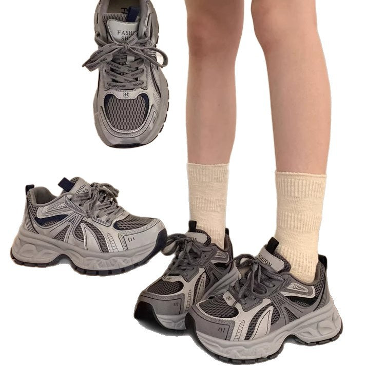 Damen Sportliche Laufschuhe mit atmungsaktivem Mesh-Obermaterial und gepolsterter Sohle R&B