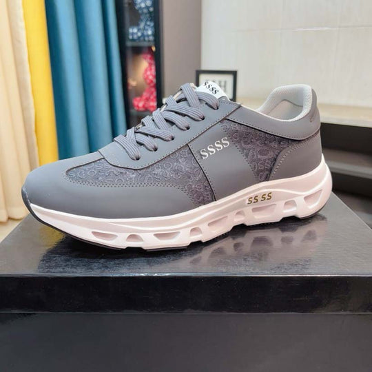 Damen Sportliche Sneakers mit dämpfender Laufsohle und atmungsaktiver Oberflächenstruktur R&B