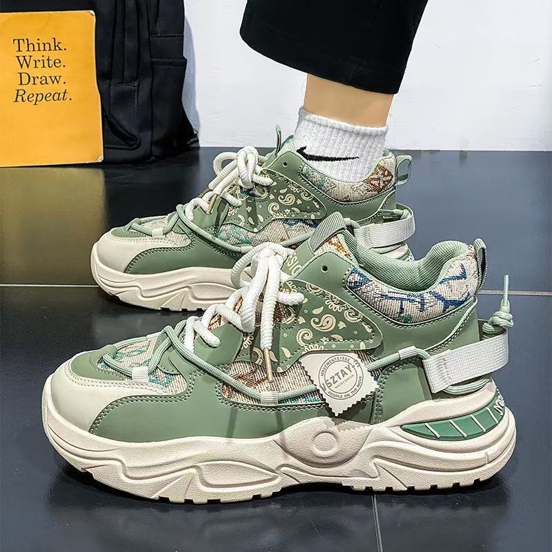 Damen Sportliche Chunky Sneakers mit robustem Design und rutschfester Sohle EB