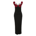 Damen Elegantes Maxikleid mit dekadentem Bustier-Oberteil und verzierten Details R&B