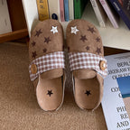 Damen Clogs mit modischem Sternen-Design und bequemer Sohle