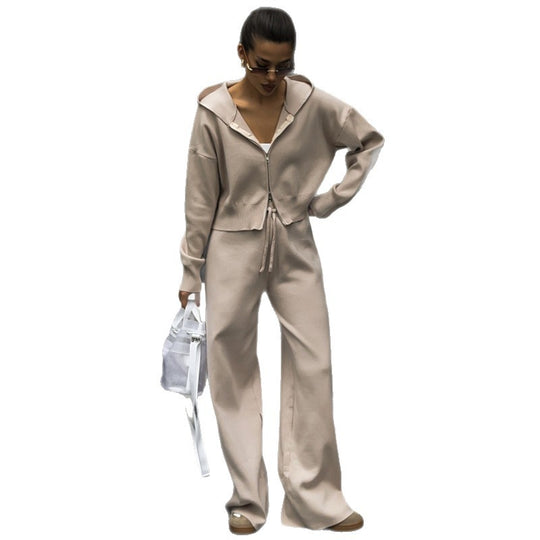 Damen lässiger Hoodie-Set R&B