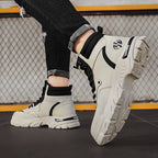 Damen Elegante und robuste High-Top Sneakers mit rutschfester Sohle und atmungsaktivem Obermaterial R&B