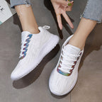 Damen Sportliche Sneakers mit innovativem Mesh-Obermaterial und dämpfender Sohle