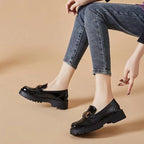 Damen Elegante Mokassins mit modischem Kettendetail und rutschfester Sohle R&B