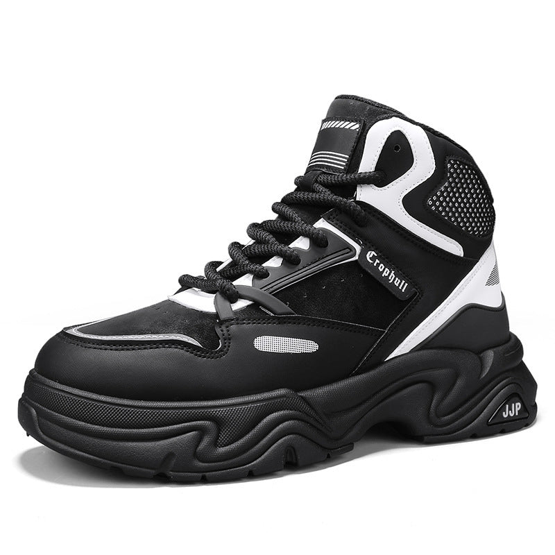 Damen Sportliche High-Top Sneakers mit dämpfender Sohle und atmungsaktivem Obermaterial R&B