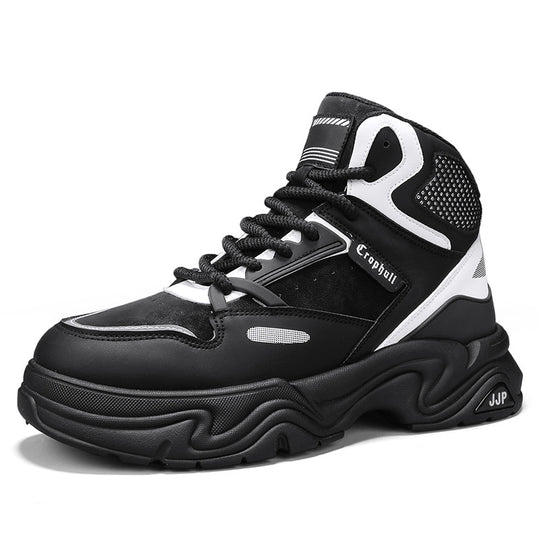 Damen Sportliche High-Top Sneakers mit dämpfender Sohle und atmungsaktivem Obermaterial R&B