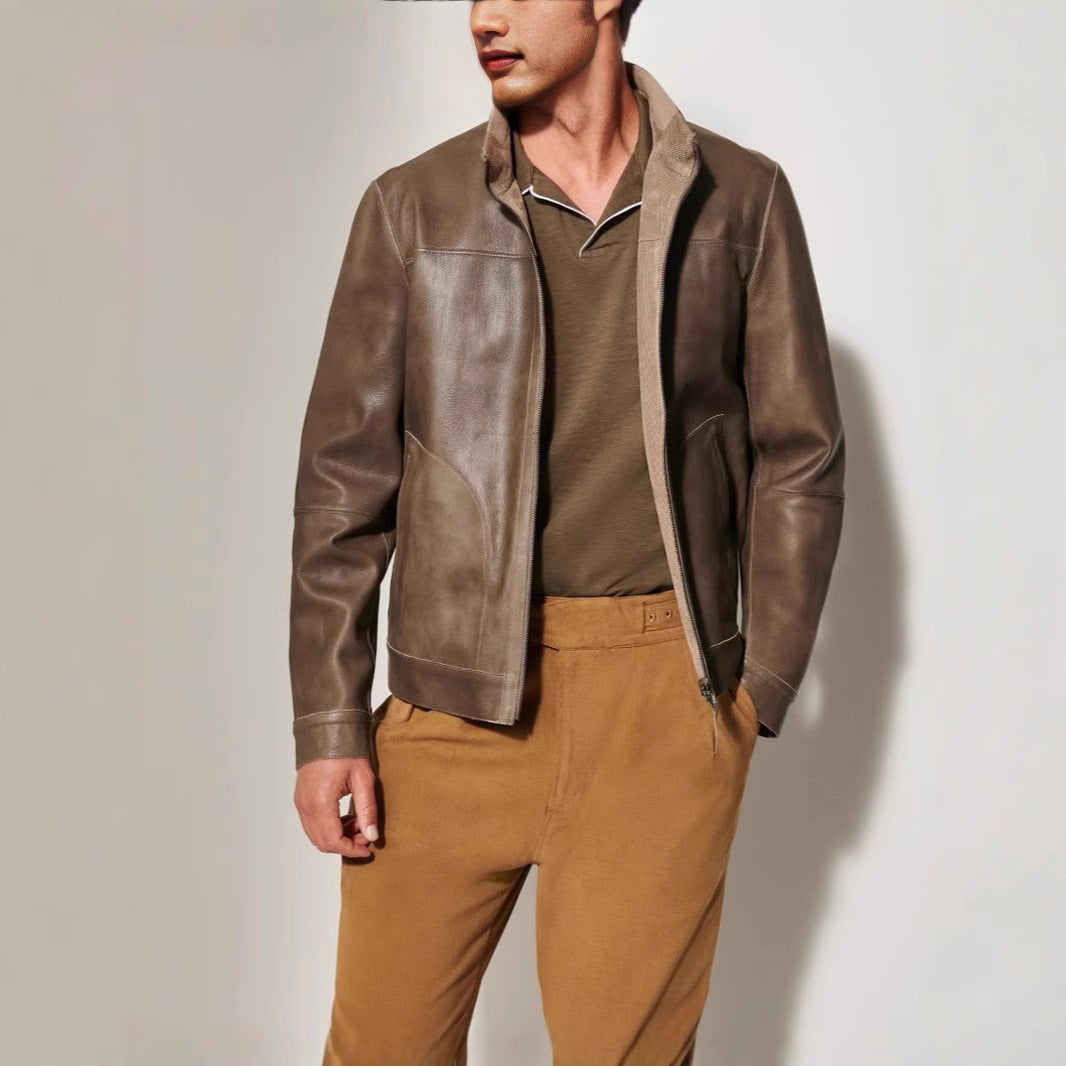 Herren jacke im modernen Schnitt mit strukturiertem Obermaterial R&B