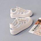 Damen Modische Sneaker mit luftiger Mesh-Oberfläche und flexiblem Sohlenprofil R&B
